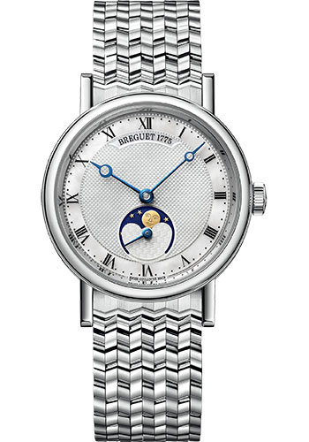 Breguet Classique Dame White Gold 30 MM - White Gold Bracelet - Silver Gold Dial - 9087BB/52/BC0