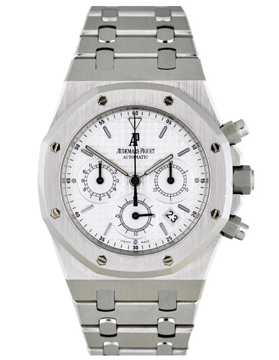 Audemars Piguet Royal Oak Chronograph - 39 MM - Stainless Steel - White Dial - 26300ST.OO.1110ST.01
