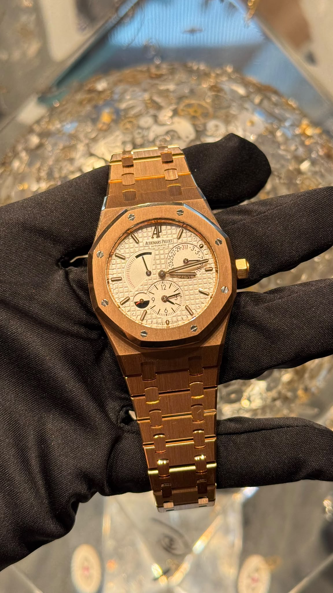 Audemars Piguet - Royal Oak Dual Time - 39 MM - Rose Gold - Converted Bracelet - 26120OR.OO.D088CR.01