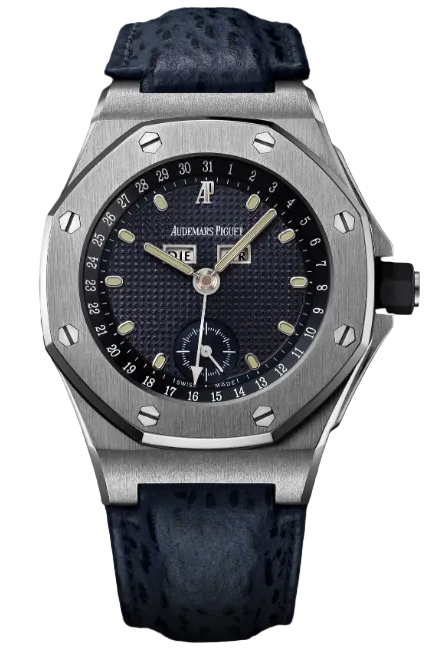 Audemars Piguet - Royal Oak Offshore - Triple Calendar - 38 MM - Steel - Dark Blue Dial - 25808ST.0.0009/01