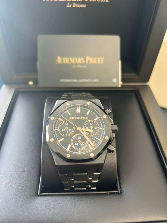 Audemars Piguet Royal Oak Selfwinding Chronograph 41 MM - Black Ceramic Bracelet - Black Dial - 26240CE.OO.1225CE.02