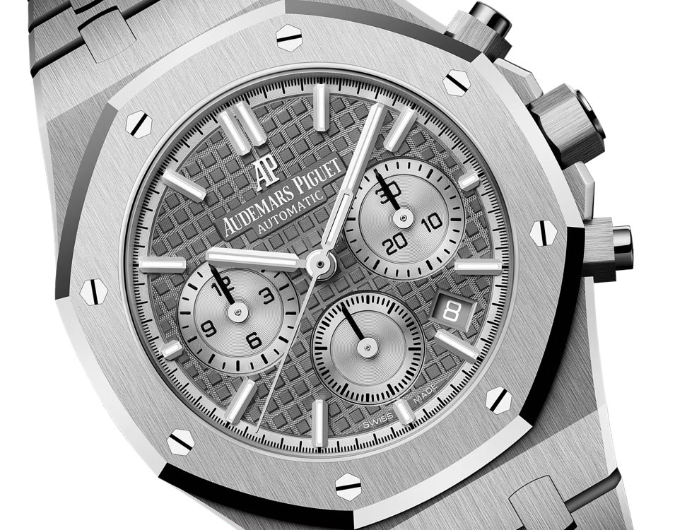 Audemars Piguet Royal Oak Stainless Steel Selfwinding Chronograph 38 MM - Stainless Steel Bracelet - Grey Dial - 26315ST.OO.1256ST.02