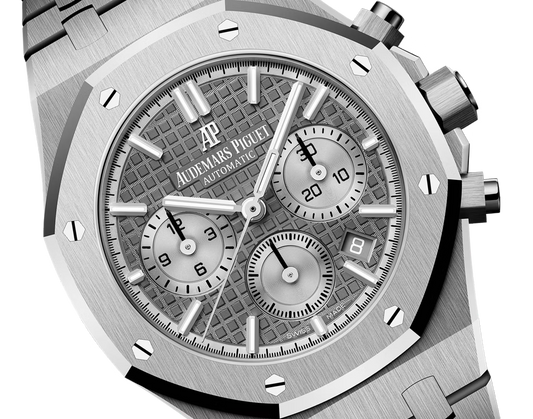 Audemars Piguet Royal Oak Stainless Steel Selfwinding Chronograph 38 MM - Stainless Steel Bracelet - Grey Dial - 26315ST.OO.1256ST.02