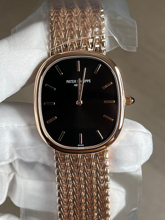 Patek Philippe Golden Ellipse - 34.5 x 39.5 MM - Rose Gold - 5738/1R