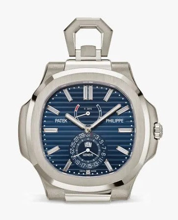 Patek Philippe Nautilus Desk Clock 50th Anniversary - Limited Edition - 51 MM - White Gold - 958G-001