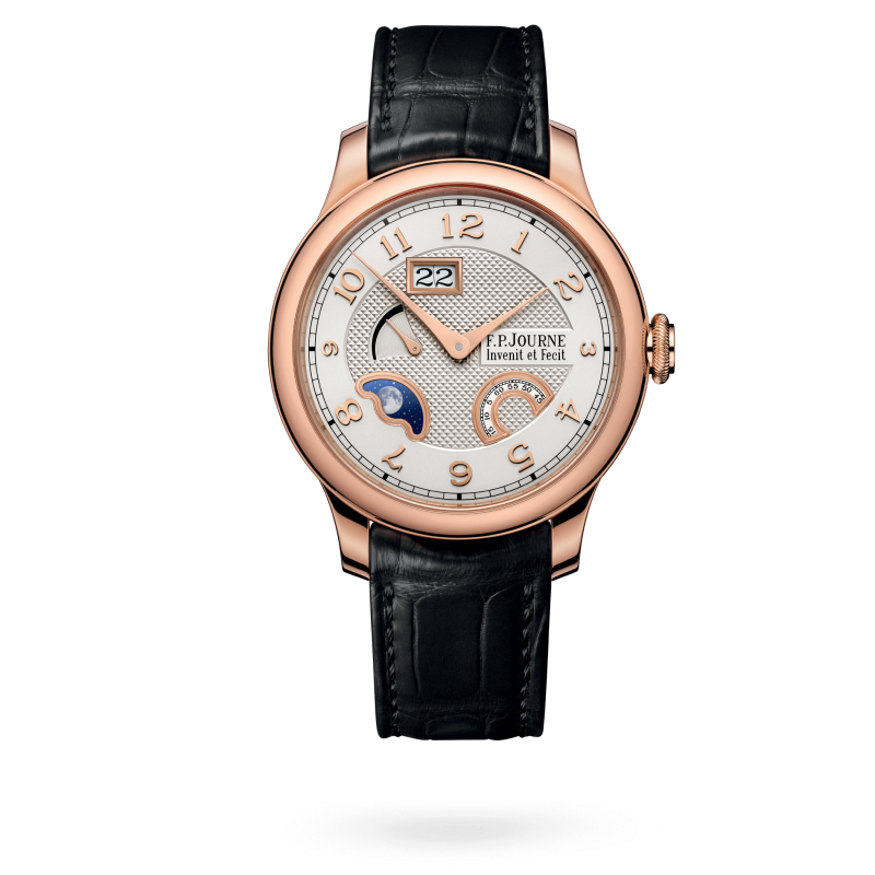 F.P. Journe Classique Divine Rose Gold 40 MM - Black Leather Strap - Silver Dial - Divine nyc watcher nyc watches