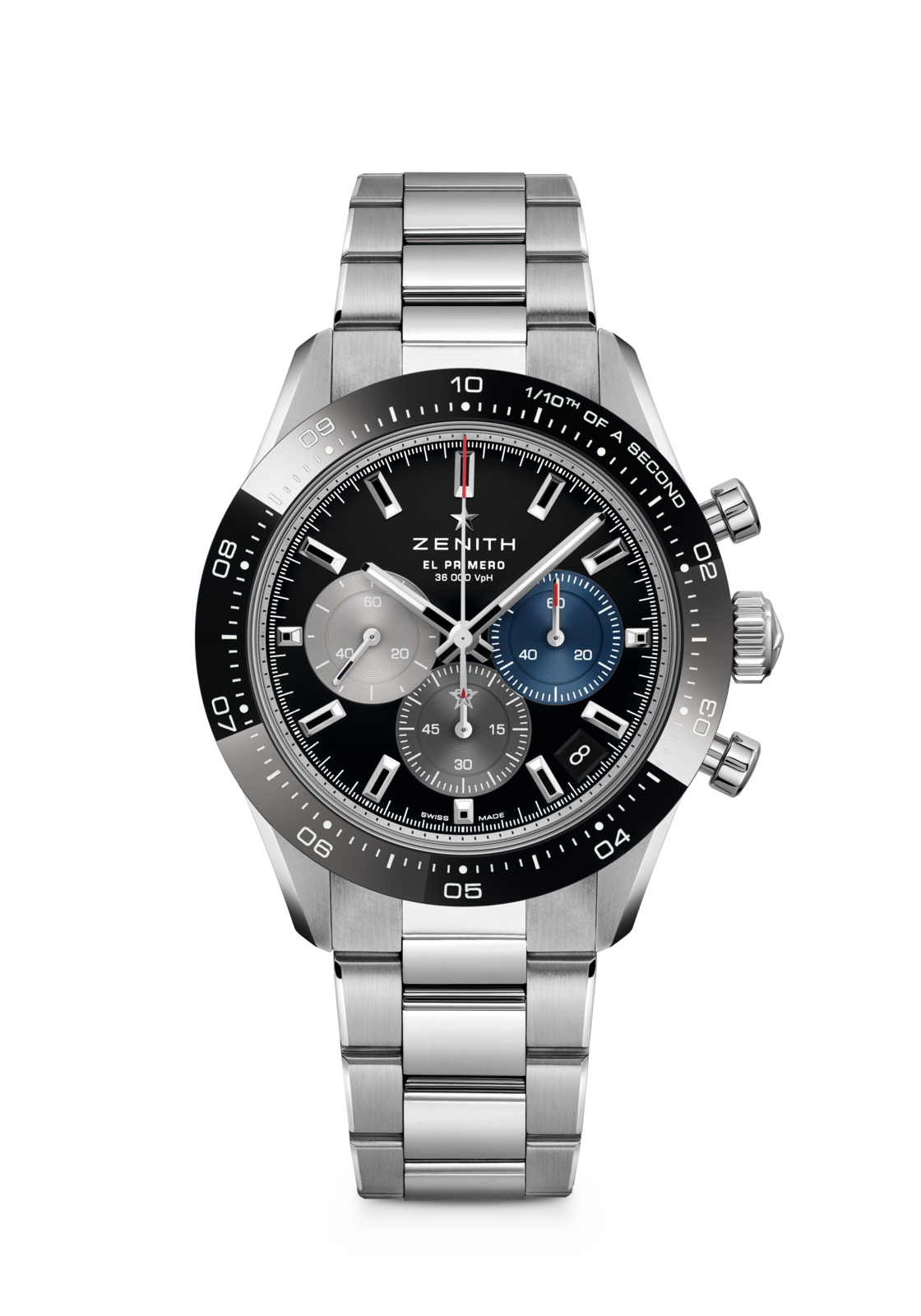 Zenith CHRONOMASTER Sport - 41 MM - Stainless Steel - Black Dial - 03.3100.3600/21.M3100