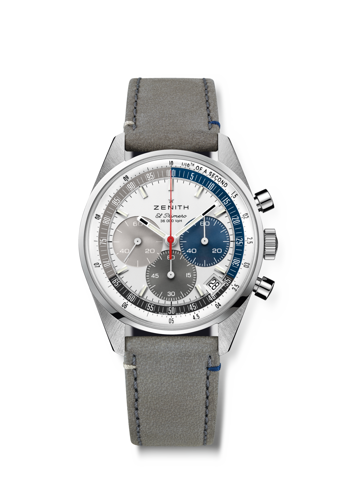 Zenith CHRONOMASTER Original - 38 MM - Stainless Steel - White Dial - 03.3200.3600/34.C869