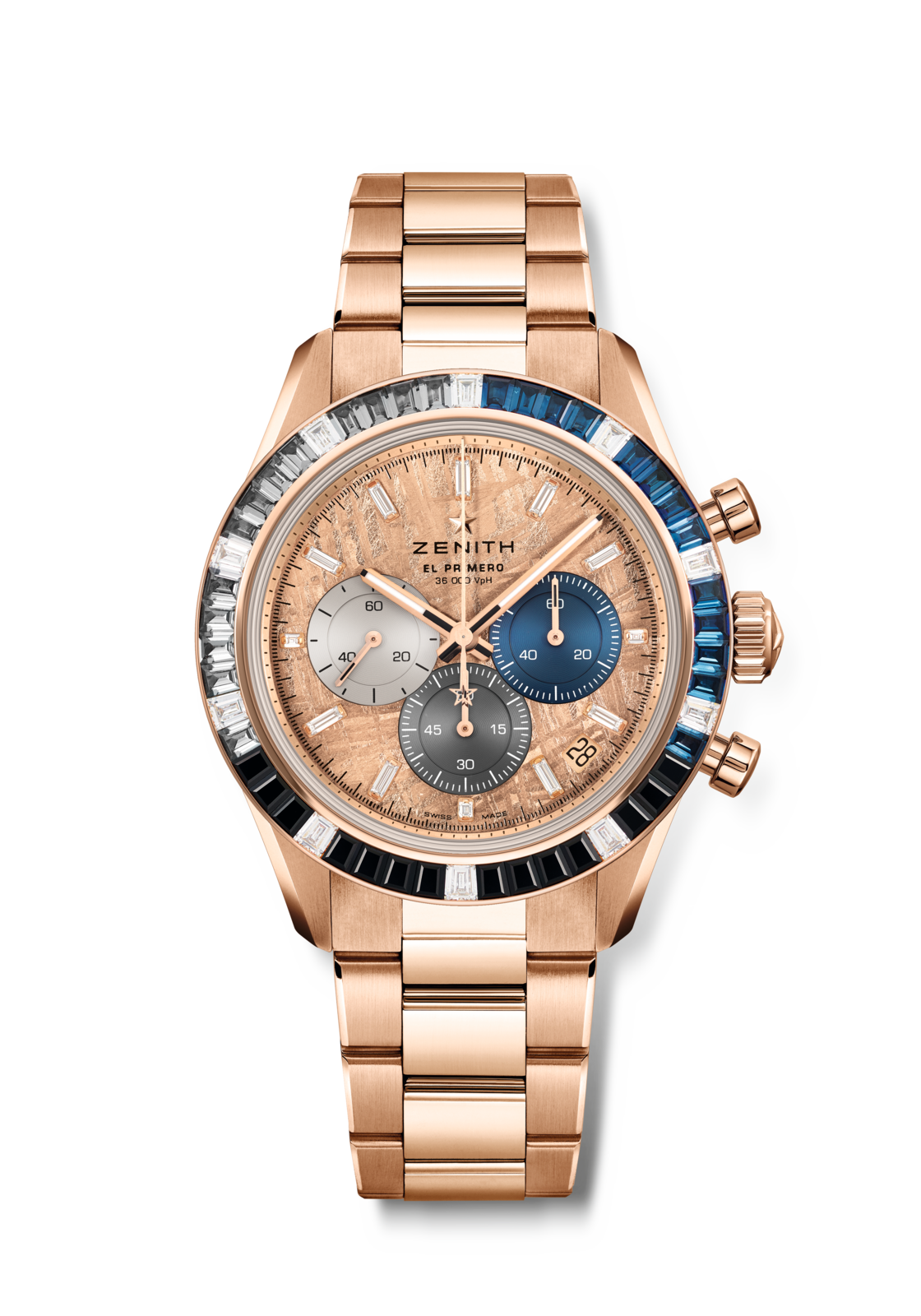 Zenith CHRONOMASTER Sport - 41 MM - Rose Gold - Diamond Bezel - Rose Gold Dial - 22.3100.3600/69.M3100