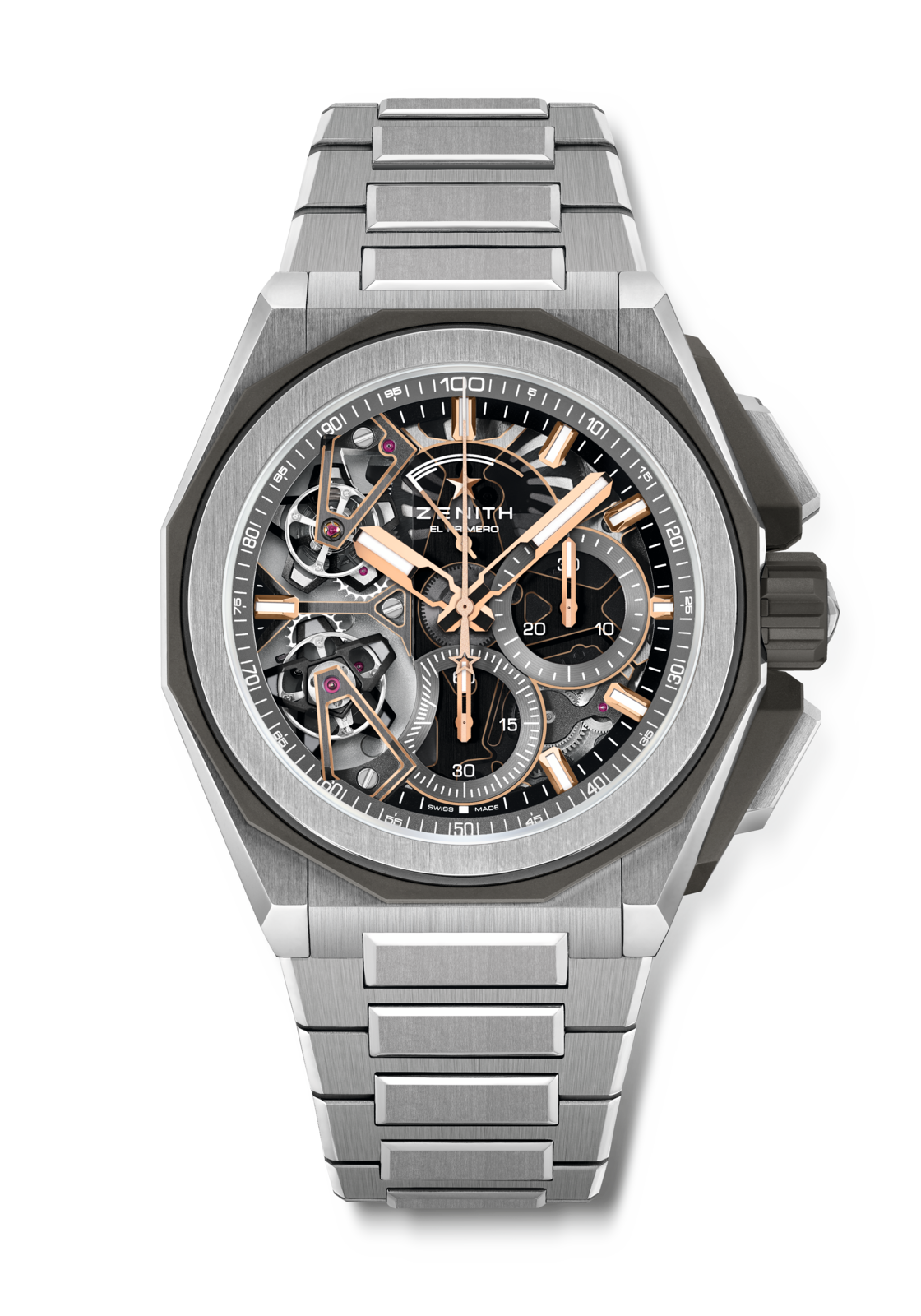 Zenith DEFY Extreme Double Tourbillion - 45 MM - Titanium - Open Dial - 95.9100.9020/78.I001