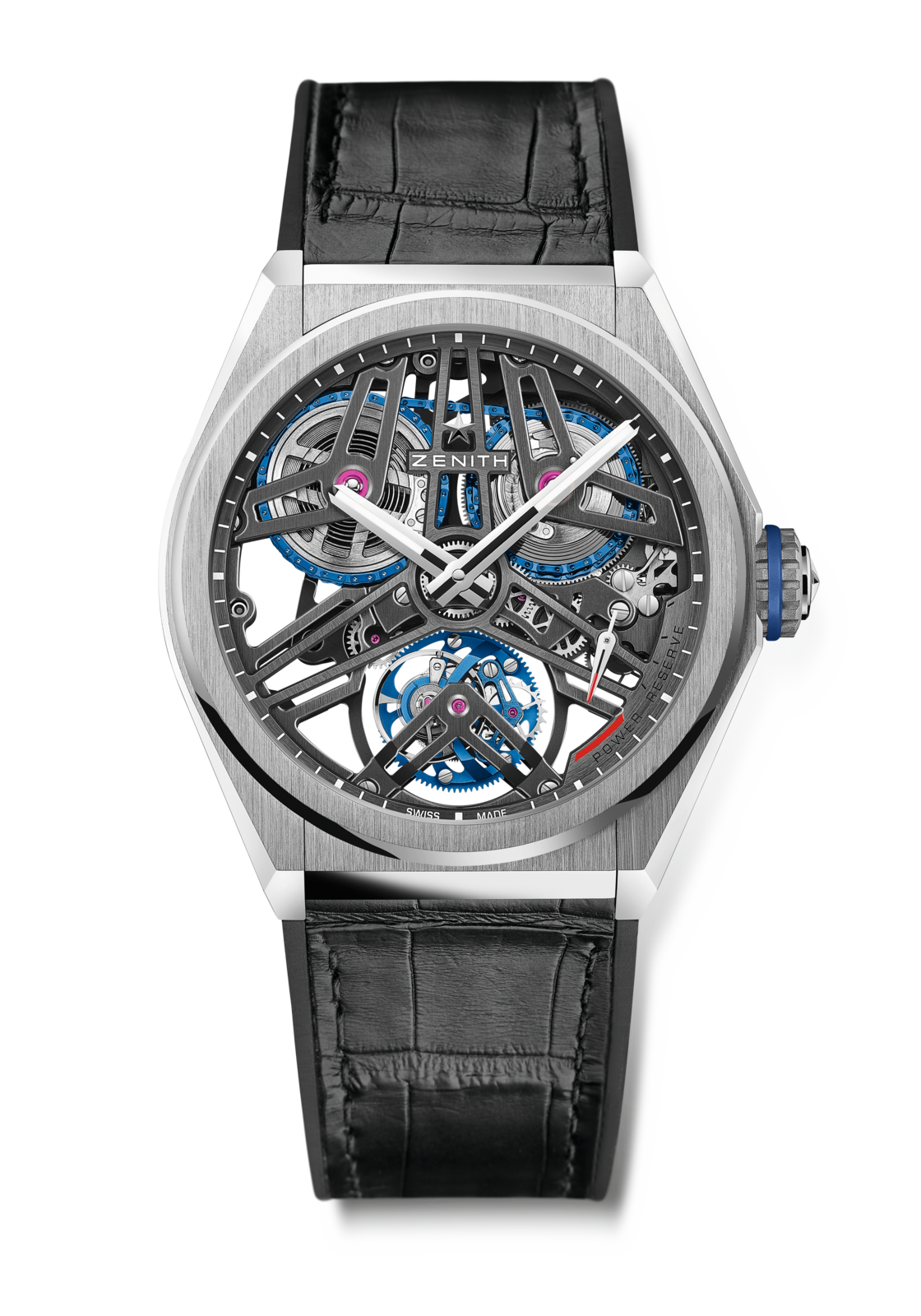 Zenith DEFY Tourbillon Fusee Chaine - 45 MM - Platinum 950 - Open Dial - 40.9000.4805/75.R582