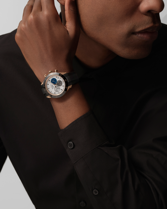 Zenith CHRONOMASTER Sport - 41 MM - Rose Gold - Ceramic Bezel - White Dial - 18.3100.3600/69.R951