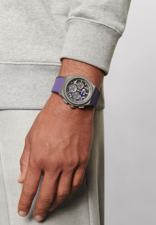 Zenith DEFY 21 ULTRAVIOLET - 44 MM - Titanium - Openworked Dial - 97.9001.9004/80.R922