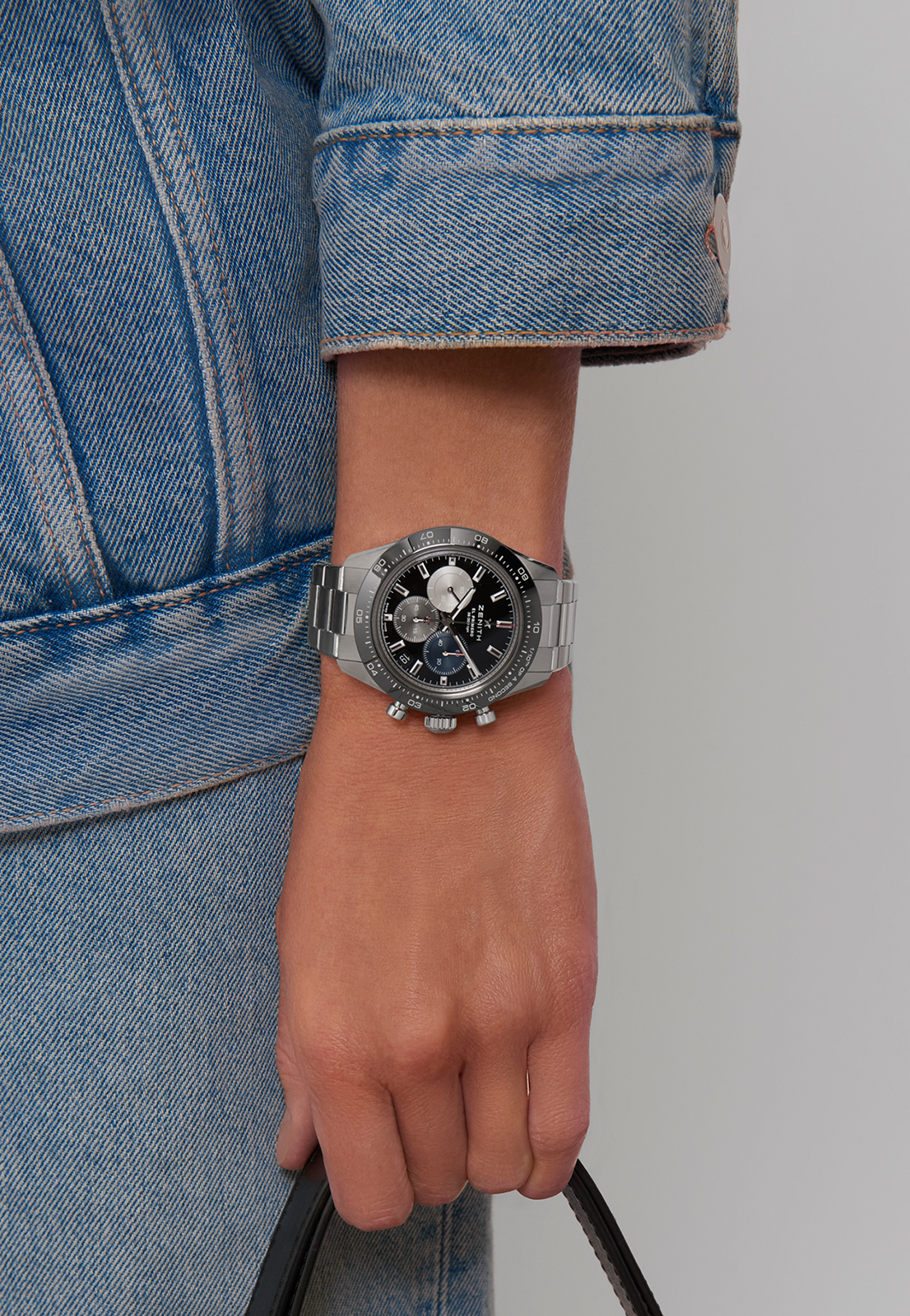 Zenith CHRONOMASTER Sport - 41 MM - Stainless Steel - Black Dial - 03.3100.3600/21.M3100