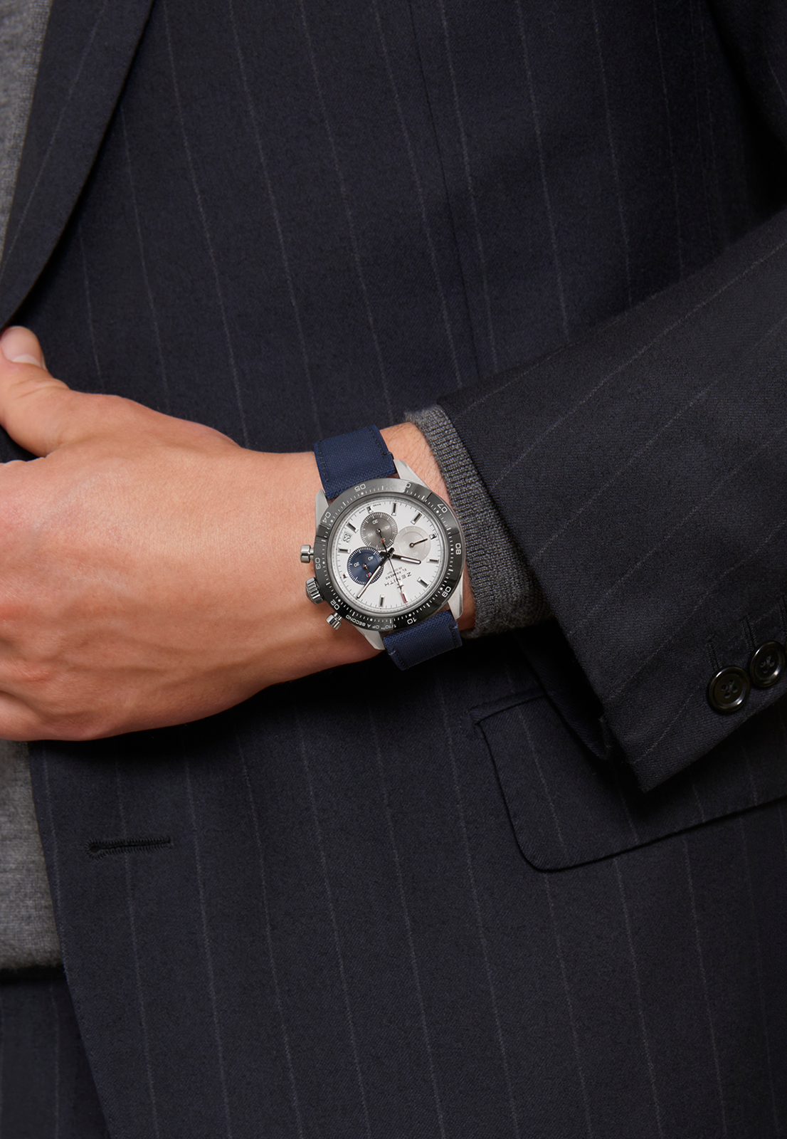 Zenith CHRONOMASTER Sport - 41 MM - Stainless Steel - Ceramic Bezel - White Dial - 03.3100.3600/69.C823