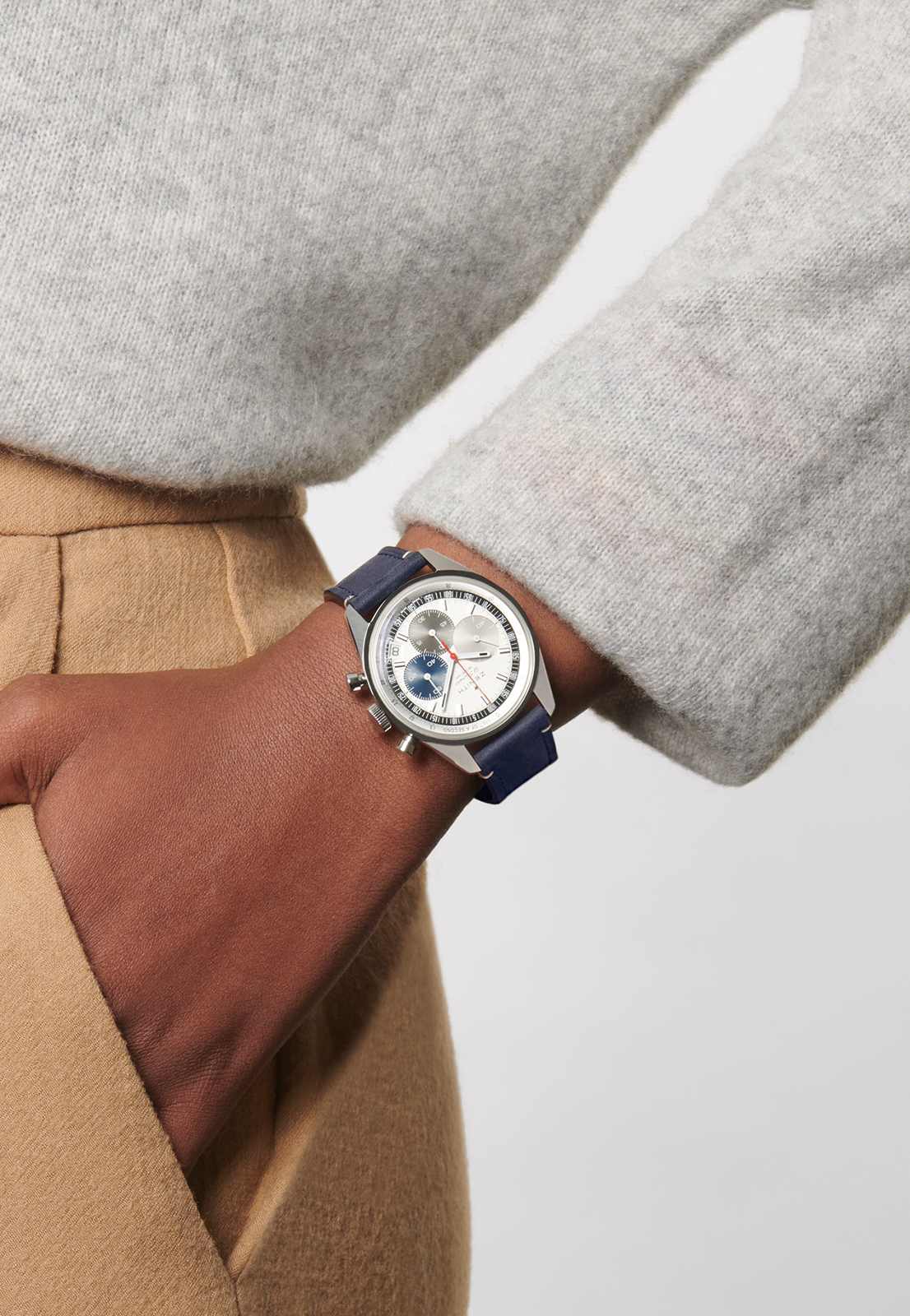 Zenith CHRONOMASTER EP Original - 38 MM - Stainless Steel - White Dial - 03.3200.3600/69.C902