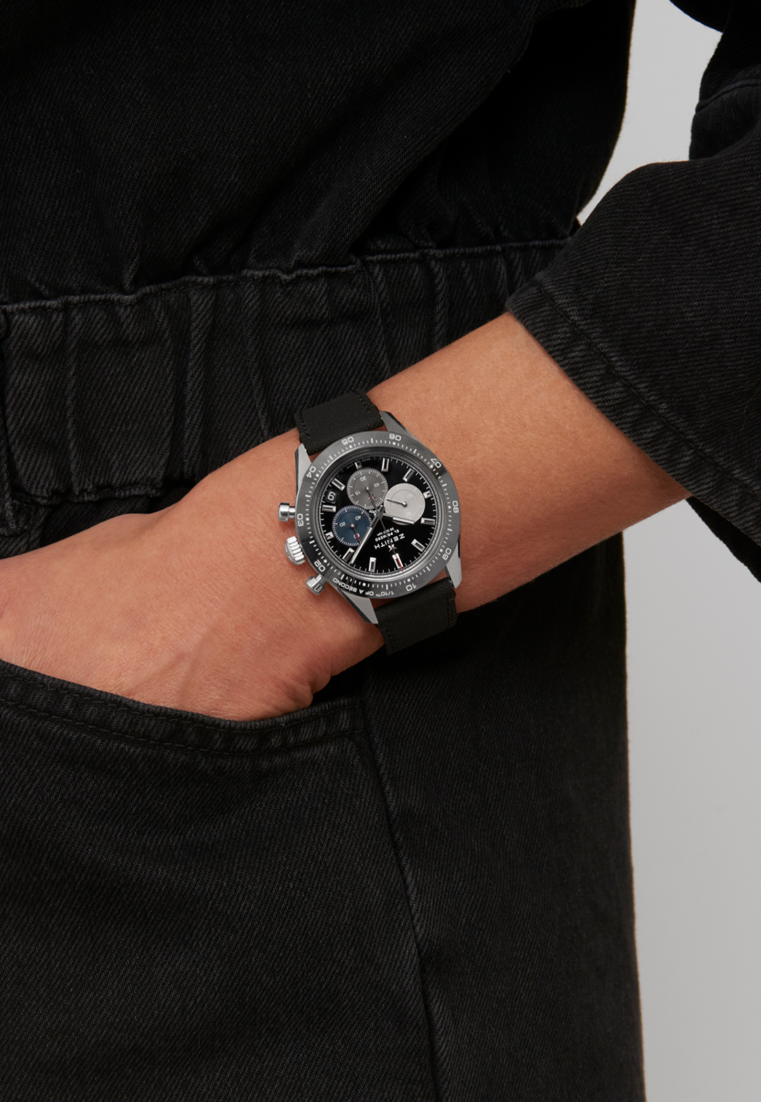 Zenith CHRONOMASTER Sport - 41 MM - Stainless Steel - Black Dial - 03.3100.3600/21.C822