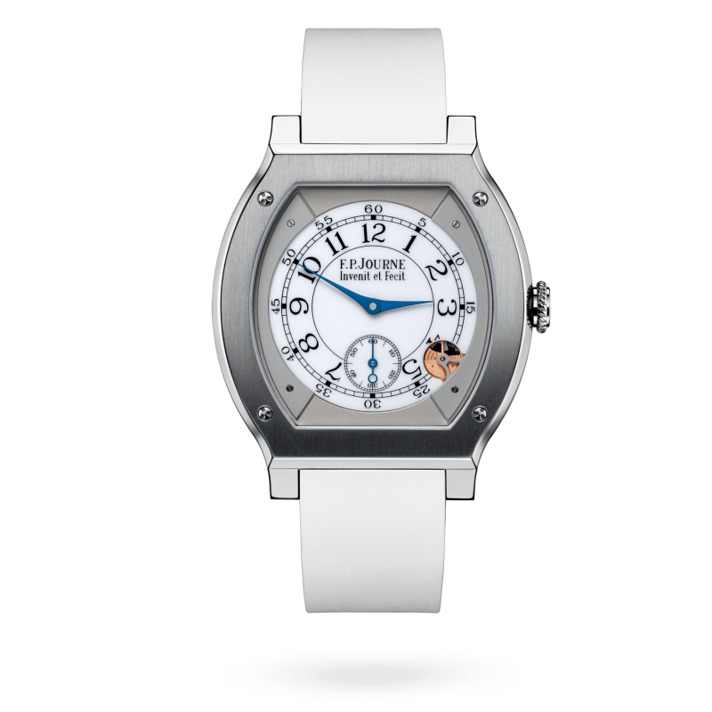 F.P. Journe Elégante Titanium 48 x 40 MM - White Rubber Strap - White Dial - Élégante Titanium