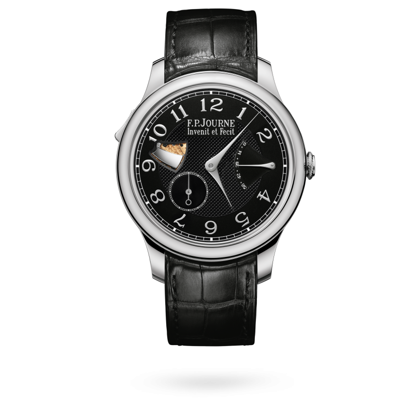 F.P. Journe Répétition Souveraine Black Label Stainless Steel 40 MM - Black Leather Strap - Black Dial - Répétition Souveraine Black Label nyc watcher nyc watches