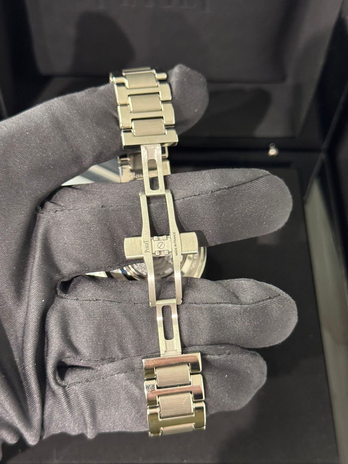 Piaget Polo - Stainless Steel Diamond 36 MM - Stainless Steel Bracelet - White Dial - Diamond Bezel - G0A46019