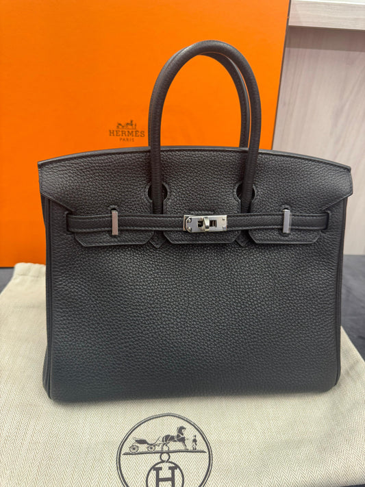 Hermès Birkin 25 - Black Togo Leather Palladium Hardware