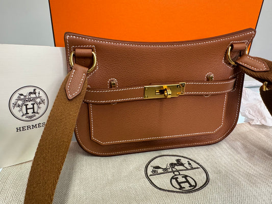 Hermès Jypsiere Mini Gold Swift Gold Hardware