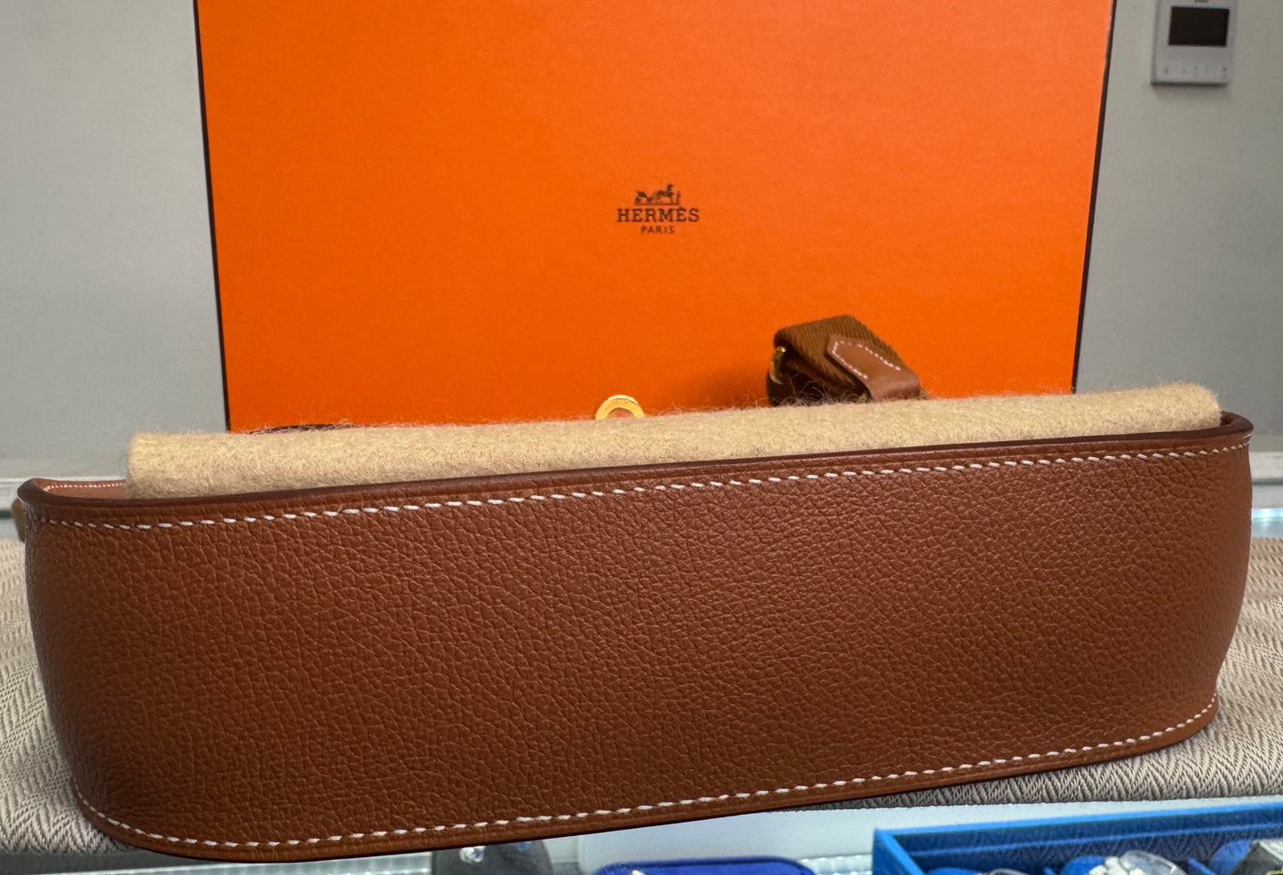 Hermès Jypsiere Mini Gold Swift Gold Hardware