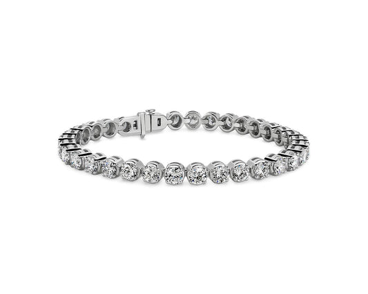 Lab Grown Diamond Tennis Bracelet - 14k White Gold - 10 Ct. Tw. - B-0069WG14 DT