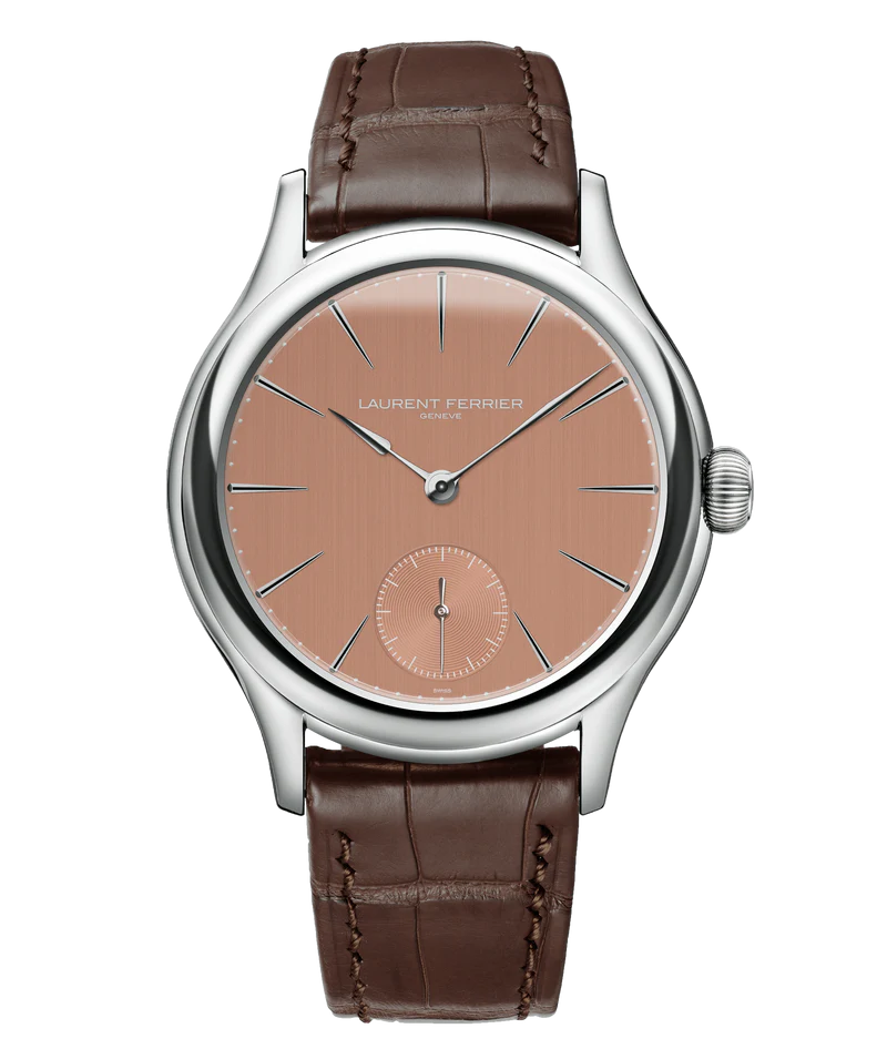 Laurent Ferrier - Classic Micro-Rotor Autumn - 40 MM - White Gold - Autumn Dial - Brown Leather Strap - LCF004.G1.RG1