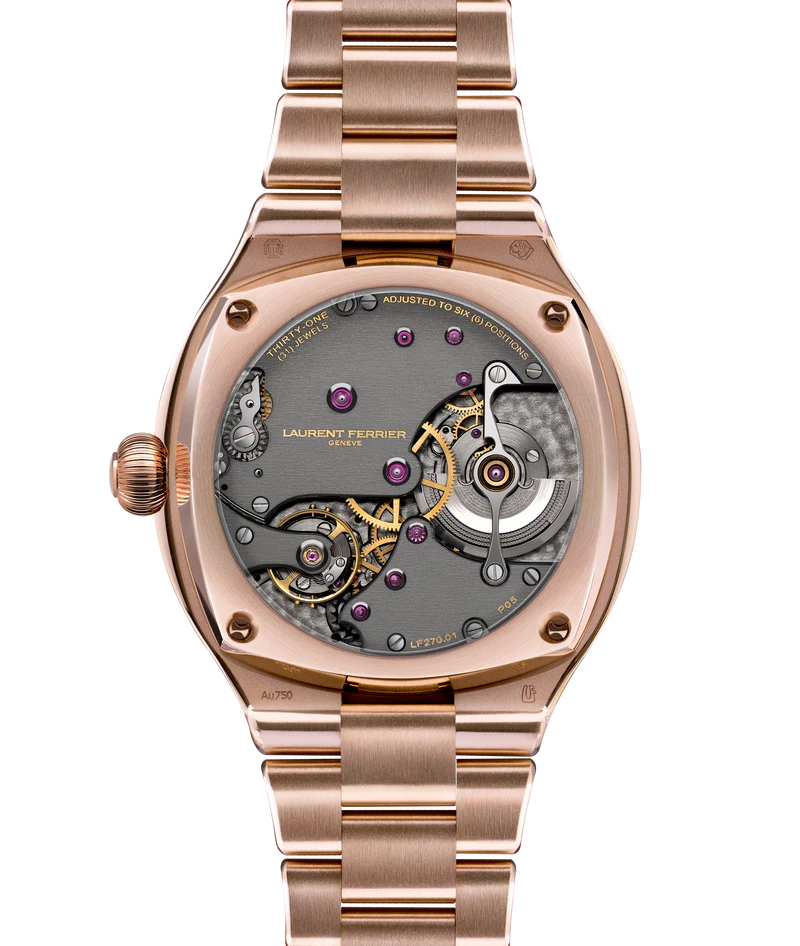 Laurent Ferrier - Sport Auto 79 - 41.5 MM - Red Gold - Opaline Cream Dial - Red Gold Bracelet - LCF040.R5.GR1C1
