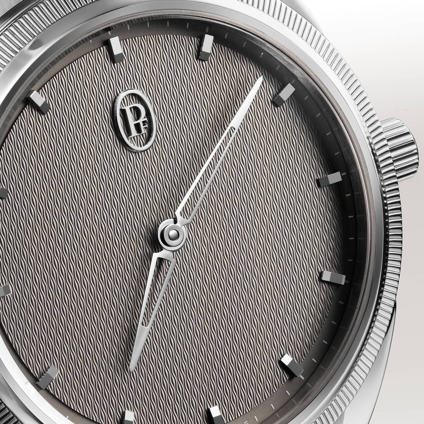 Parmigiani Fleurier Tonda PF Automatic - 36 MM - Steel & Platinum - Grey Dial - PFC804-1020001-100182-EN
