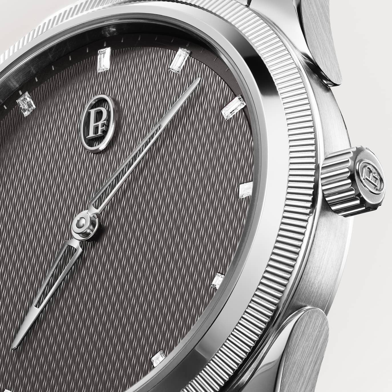 Parmigiani Fleurier Tonda PF Automatic - 36 MM - Steel & Platinum - Grey Dial - PFC804-1020002-100182-EN
