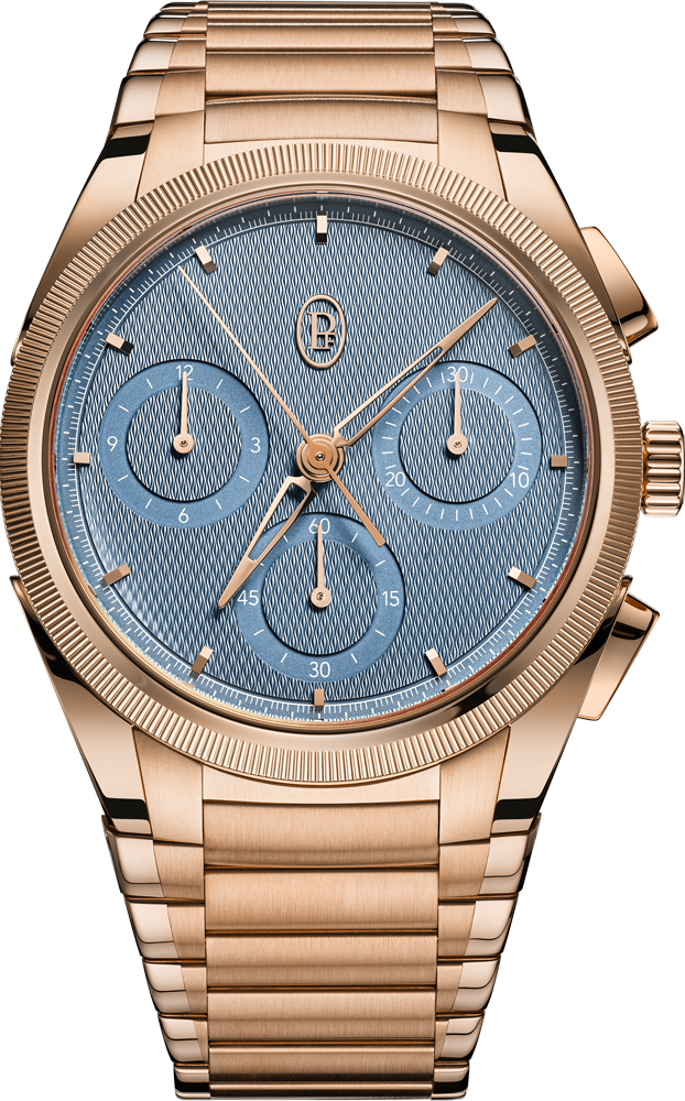 Parmigiani Fleurier Tonda PF Chronograph - 40 MM - Rose Gold - Mineral Blue Dial - PFC917-2020001-200182