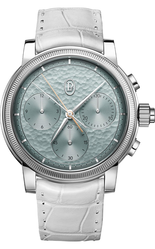 Parmigiani Fleurier Toric Chronograph Rattrapante - 42.5 MM - Platinum - Agave Blue Dial - PFH951-2010002-300181