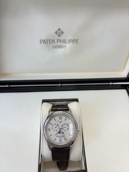 Patek Philippe Complications - Annual Calendar and Moonphase - White Gold - 39 MM - 5146G