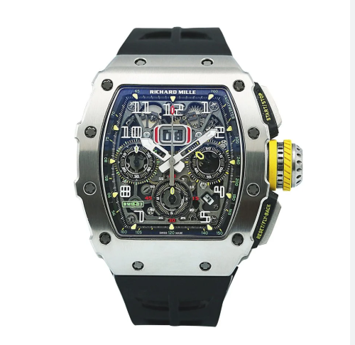 Richard Mille Automatic Flyback Chronoghraph- Titanium - Skeleton Dial - RM11-03