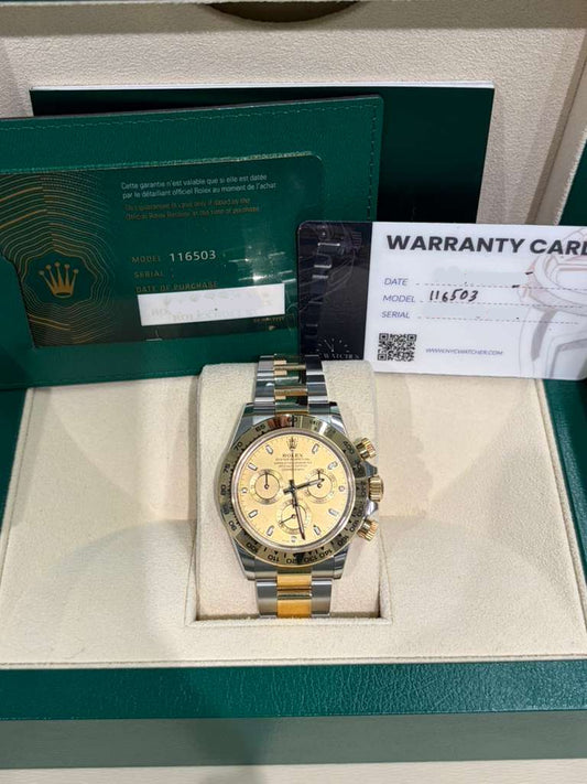 Rolex Day-Date - 40 MM - Steel and Yellow Gold - 116503-0003