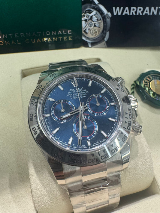 Rolex John Mayer 2.0 Daytona - White Gold - 40 MM - Oyster Bracelet - Blue Dial - 126509-0005