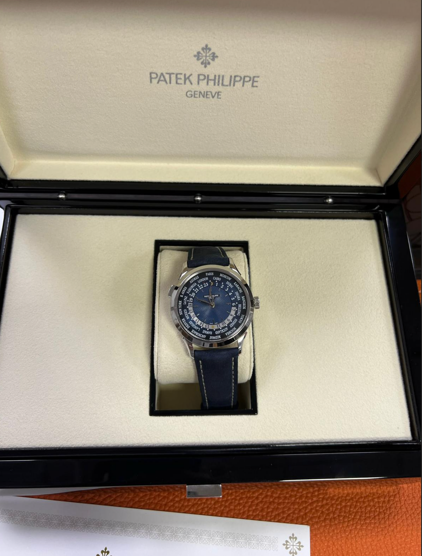 Patek Philippe Complications - World Timer - 38.5 MM - Platinum - 5230P-001