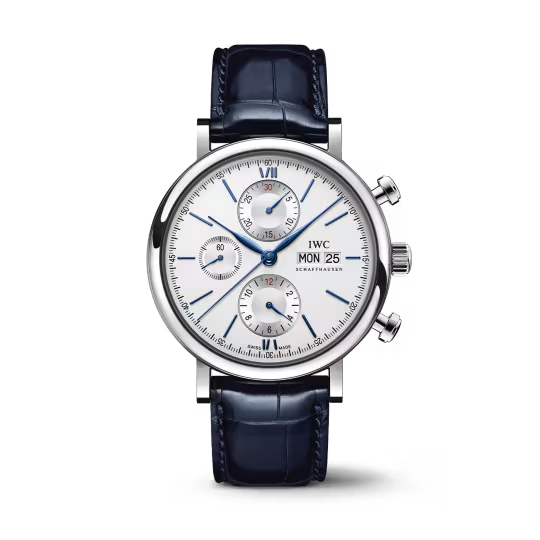 IWC Portofino - Chronograph - Steel - 42 MM - Silver Dial - IW391037 nyc watcher nyc watches