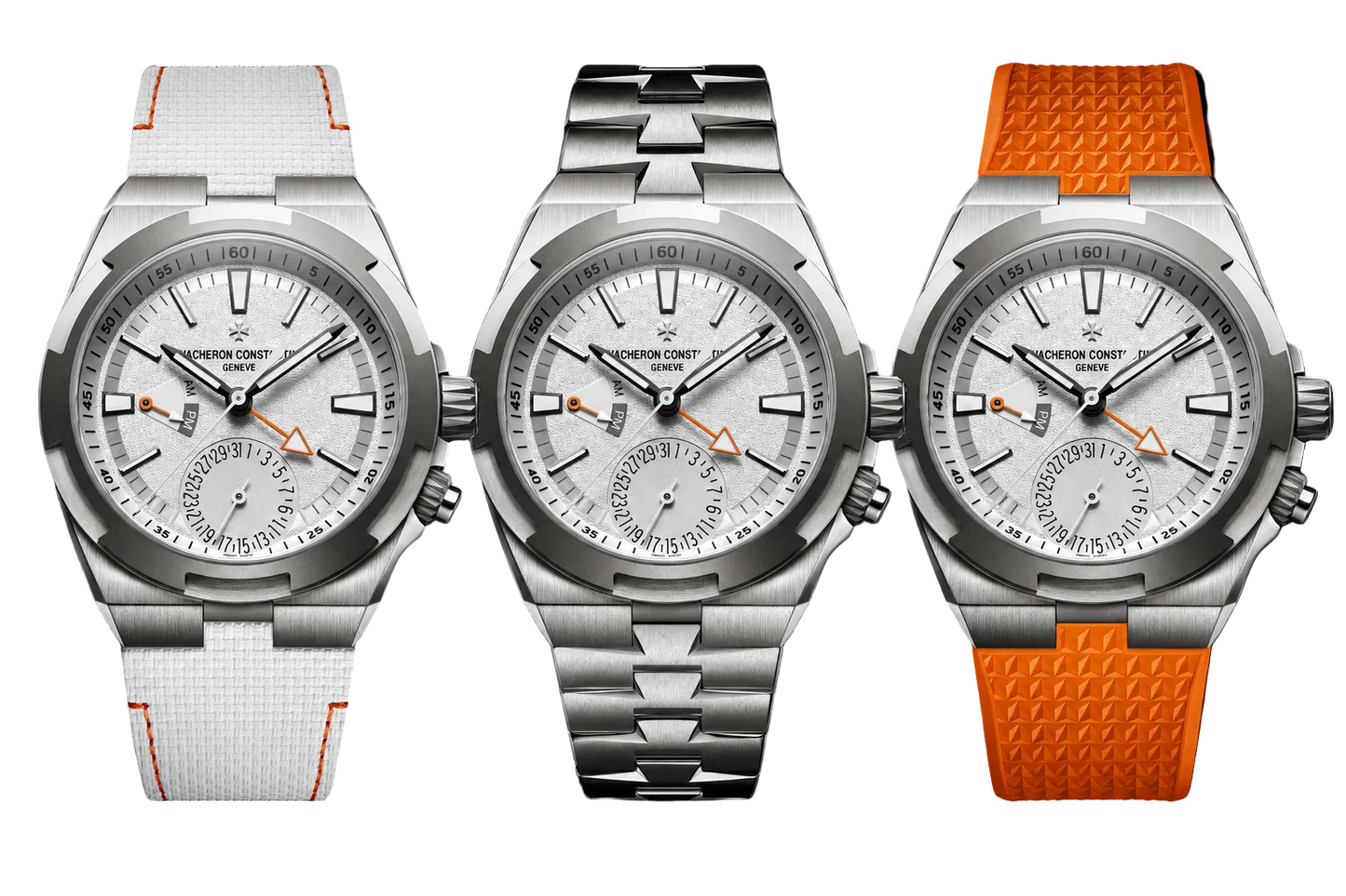 Vacheron Constantin Overseas Dual Time Cardinal Points - North - 41 MM - Titanium - White Dial - 7930V/210T-H073