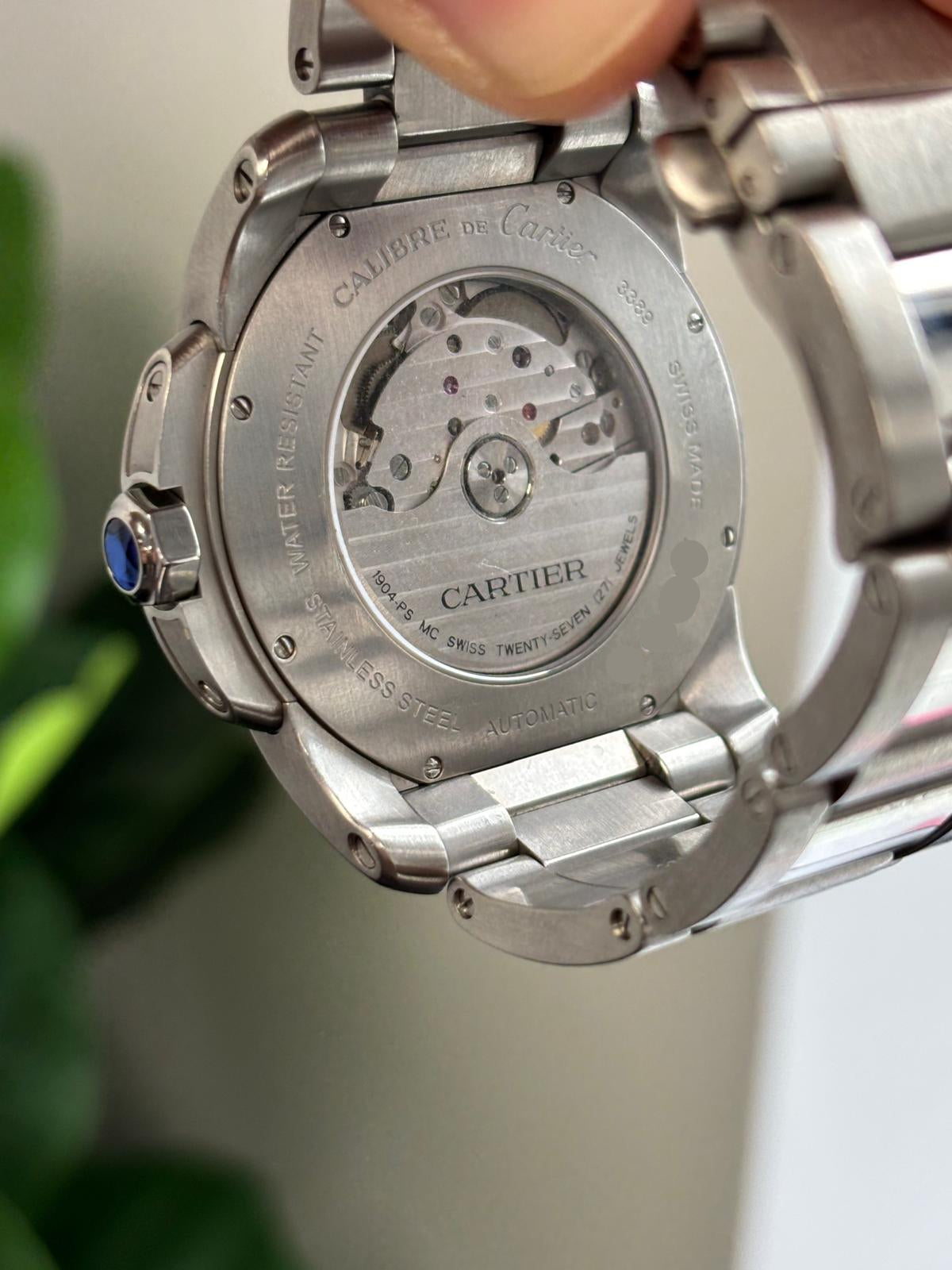 Cartier - Calibre - 42 MM - Stainless Steel - Black Dial - W7100016