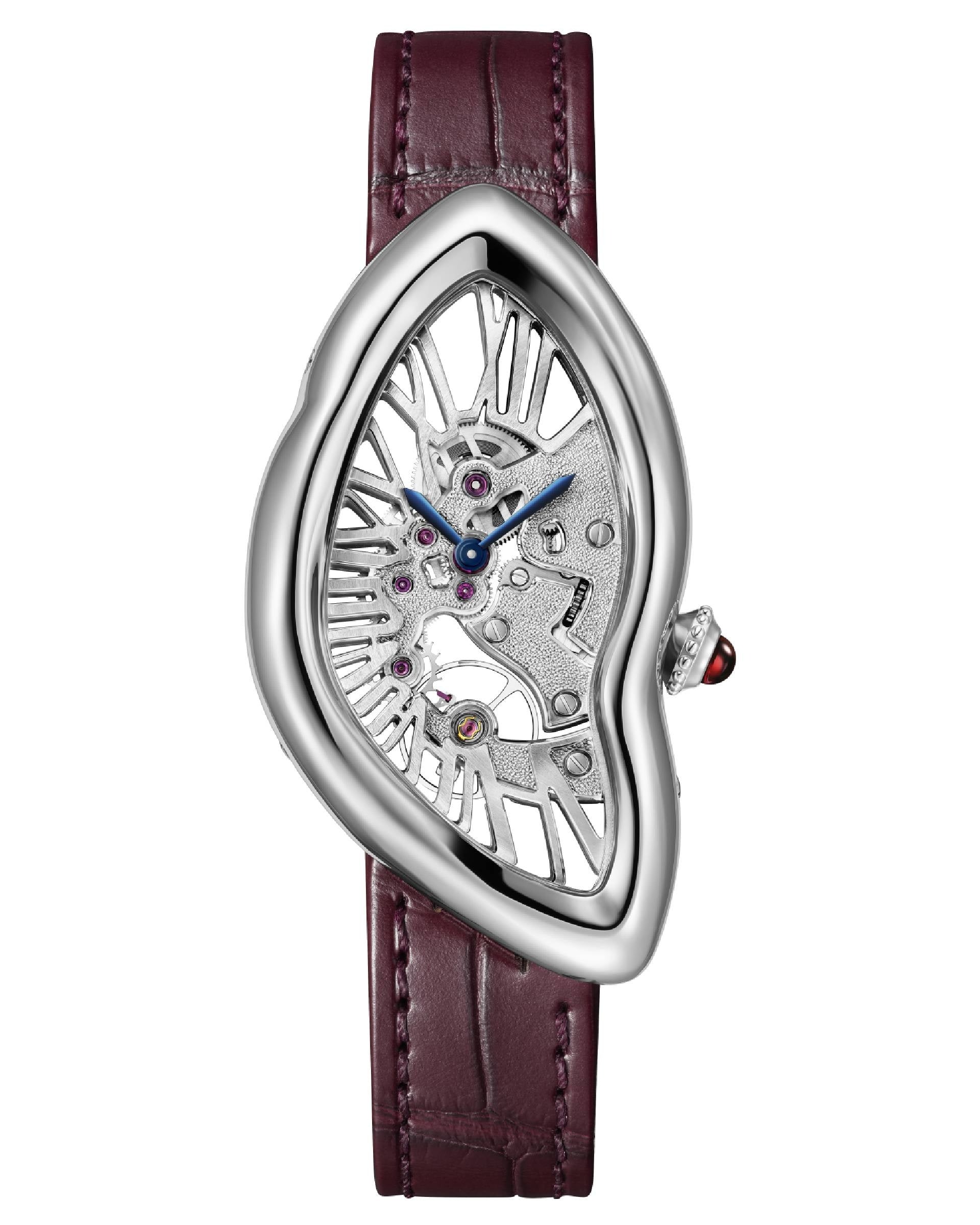 Cartier Privé Crash Squelette - Platinum - 45 MM x 25 MM