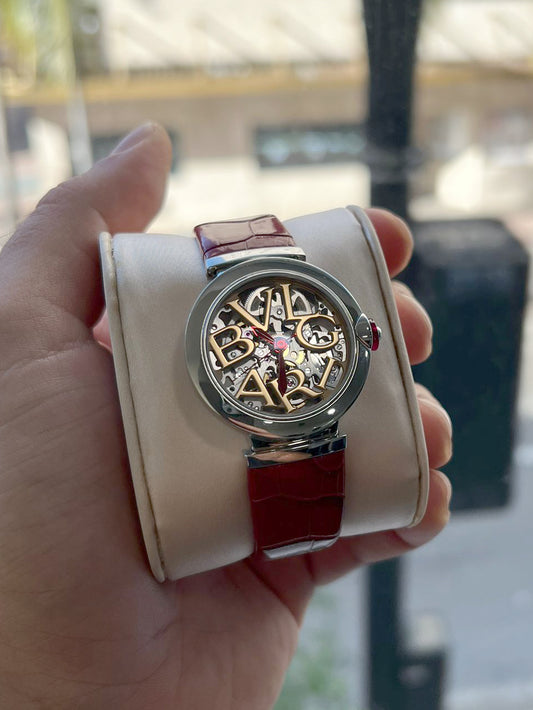 Bvlgari LVCEA -33 MM - Stainless Steel - Skeleton Dial - 102879