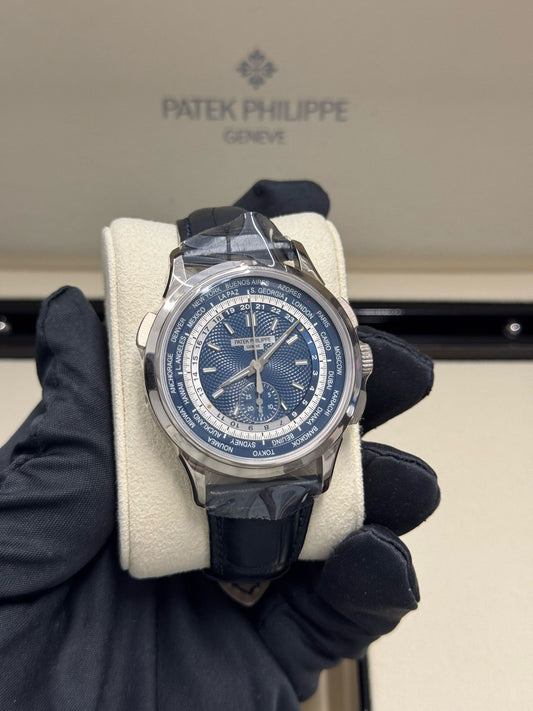 Patek Philippe Complications - Chronograph and World Time - 39.5 MM - White Gold - 5930G-010