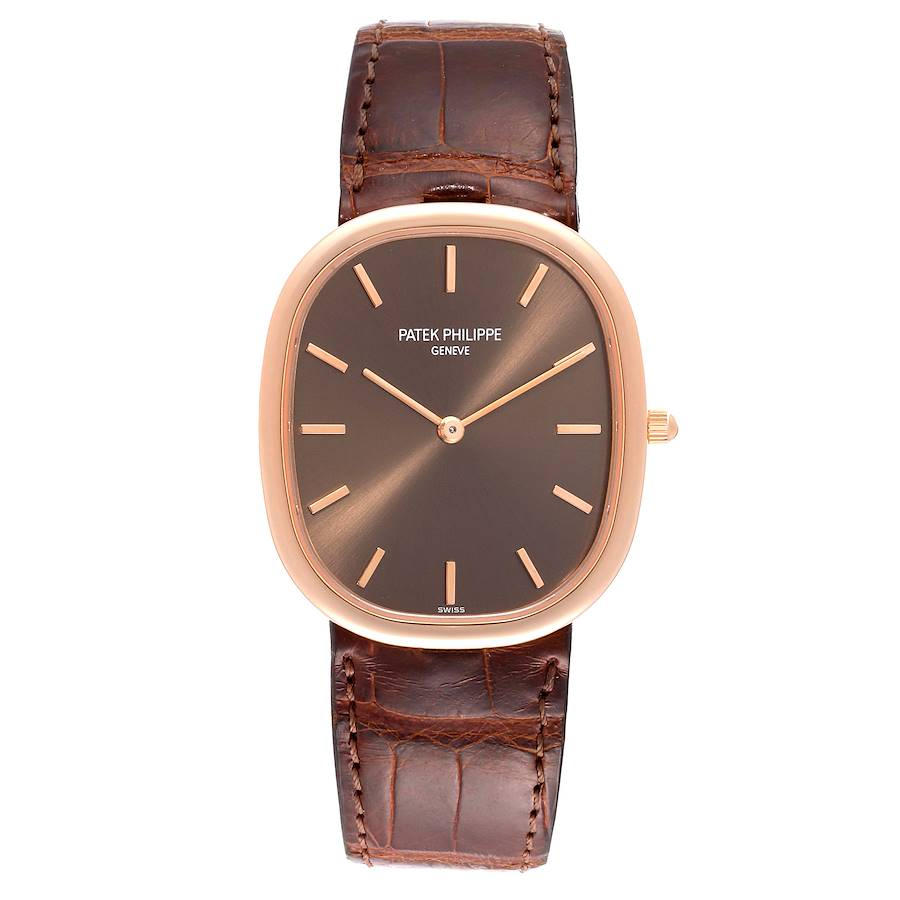 Patek Philippe Golden Ellipse - 31.1 X 35.6 MM - Rose Gold - 3738/100R-001 nyc watcher nyc watches