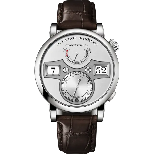 A.Lange & Söhne Zeitwerk - 41.9 MM - Platinum - Rhodium Dial - 142.025 nyc watcher nyc watches