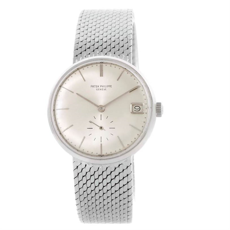Patek Philippe Calatrava - 33.5 MM - White Gold - 3514/8G nyc watcher nyc watches