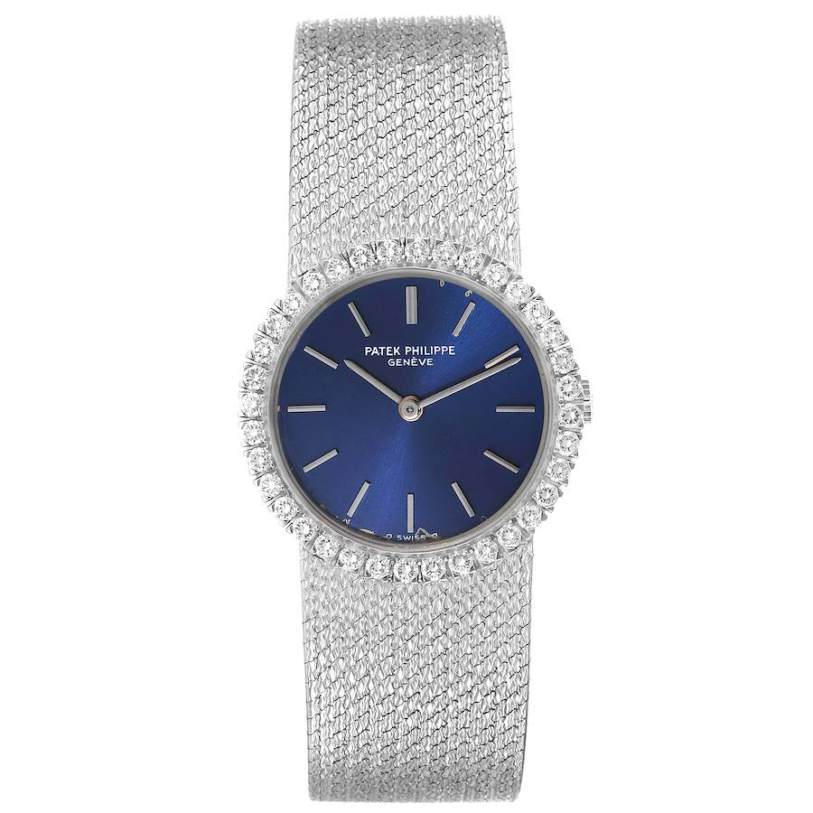 Patek Philippe Calatrava - 24 MM - White Gold - 4182G nyc watcher nyc watches