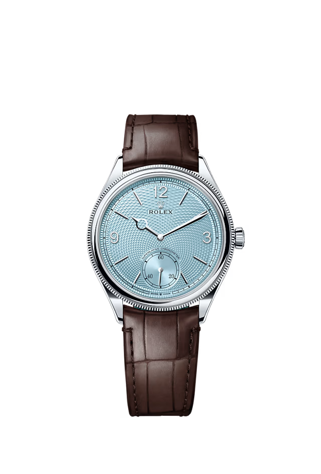 Rolex 1908 - 39 MM - Platinum - Blue Dial - 52506 Br nyc watcher nyc watches